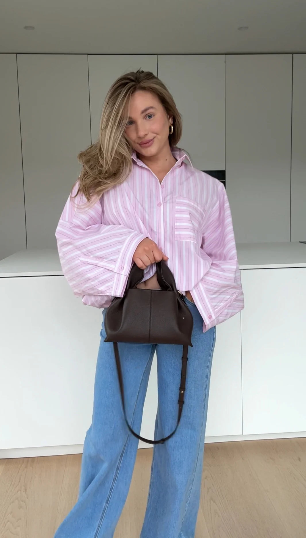 Blusa de gran tamaño