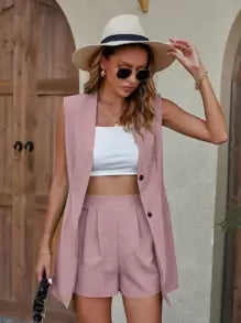 Conjunto blazer con shorts