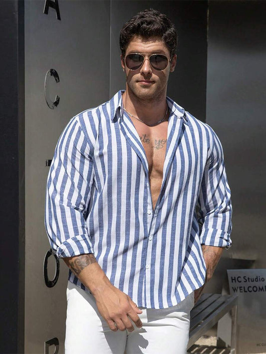 Camisa de manga larga con botones