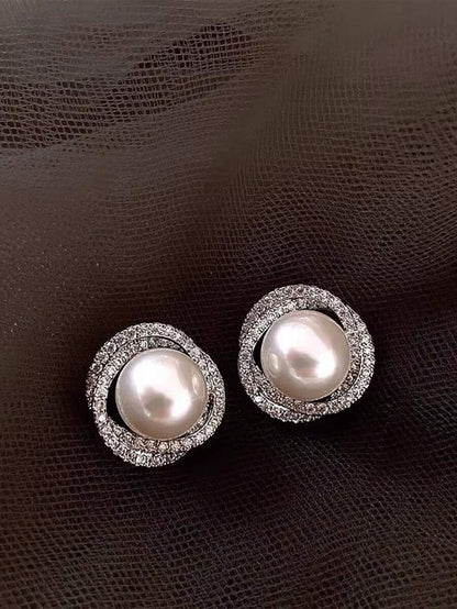 pendientes de perlas
