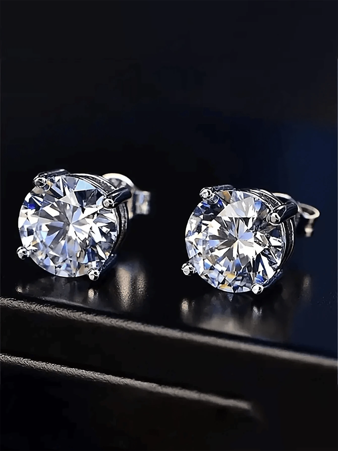 Pendientes redondos básicos para hombre
