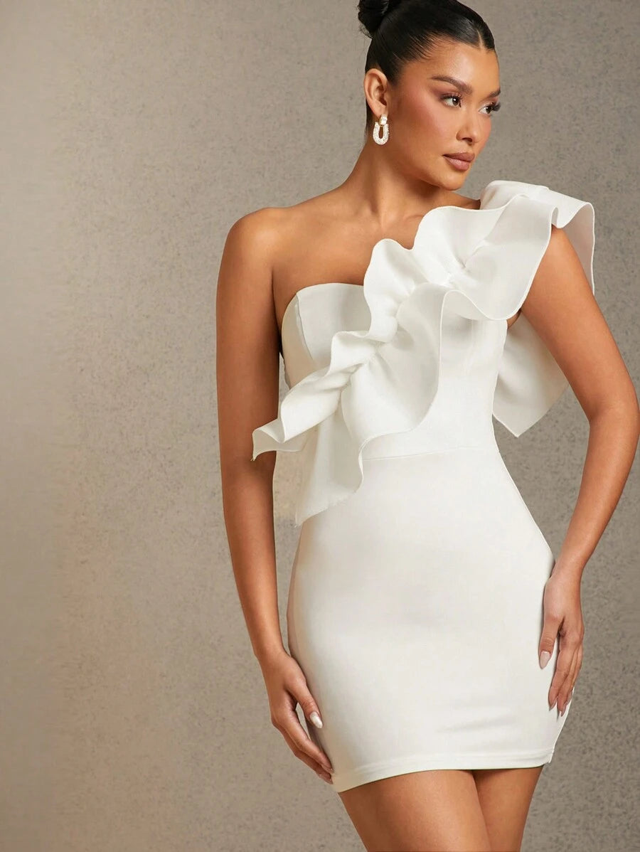 Vestido corto sin mangas