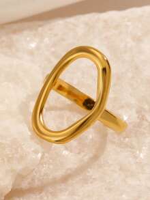 Anillo de acero inoxidable vintage