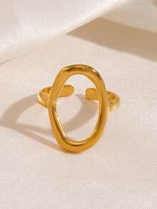 Anillo de acero inoxidable vintage