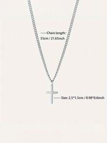 colgante de cruz para hombre