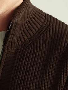 Cárdigan con cremallera para hombre