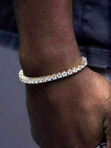 Pulsera de diamantes para hombre