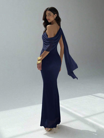 Vestido Elegante Corte Asimétrico