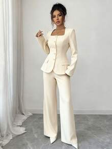 Conjunto de mujer con camisa