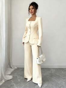 Conjunto de mujer con camisa