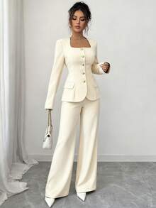 Conjunto de mujer con camisa