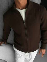 Cárdigan con cremallera para hombre