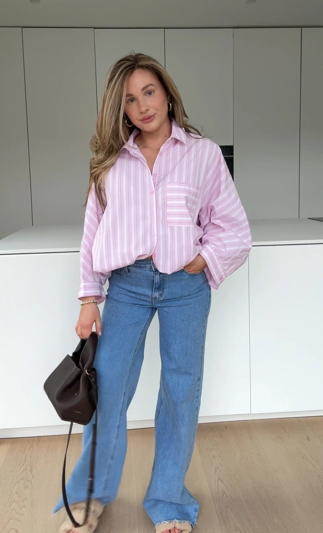 Blusa de gran tamaño
